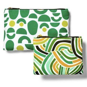 Tabitha brown Avocado Duo Pouch Accessories Bag Set